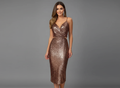 Elegant Sequin Gala Dress