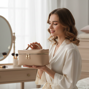 The Genuine Leather Vanity Case