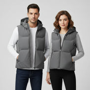 The Elegant Loose-Fit Hooded Vest