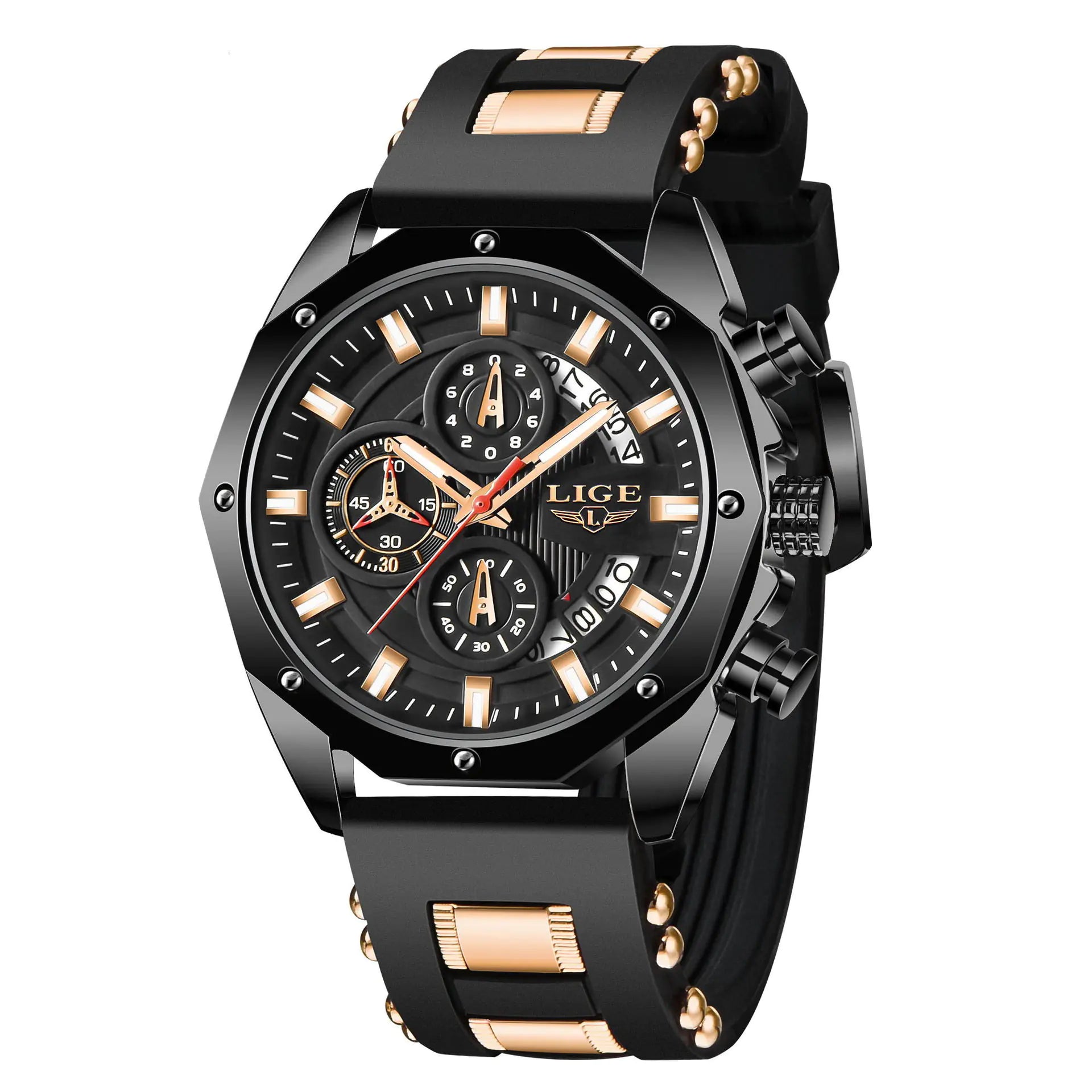 The Sporty Silicone Chronograph
