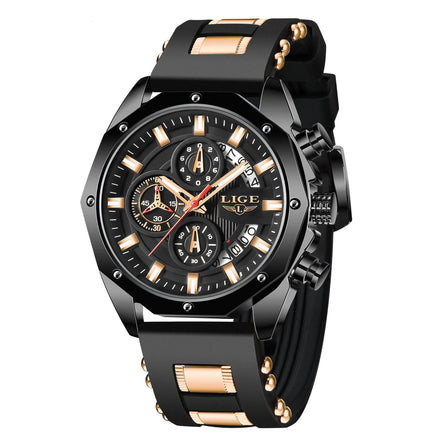 The Sporty Silicone Chronograph