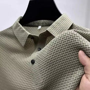 The Lapel Short-sleeved Business Casual Polo Shirt