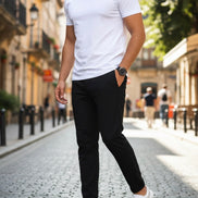 The GINGTTO Elastic Slim Ripped Jeans