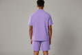 The LecGee Men's Classic Summer Two-Piece (PurpleXL)