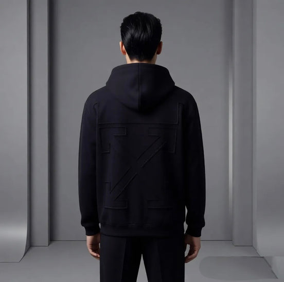 off-white The Urban 3D Arrow Embroidered Hoodie