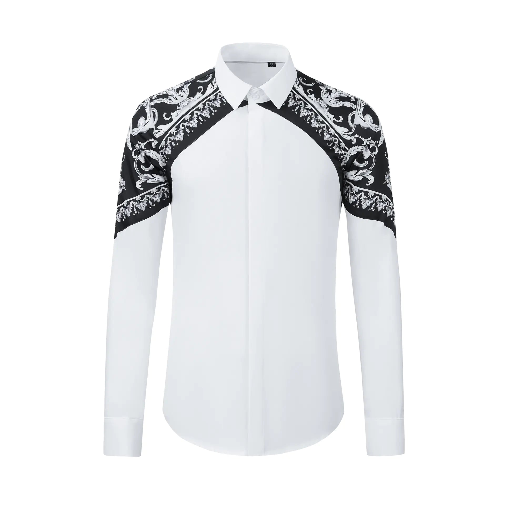 Luxury Palace Style Long Sleeve Patchwork