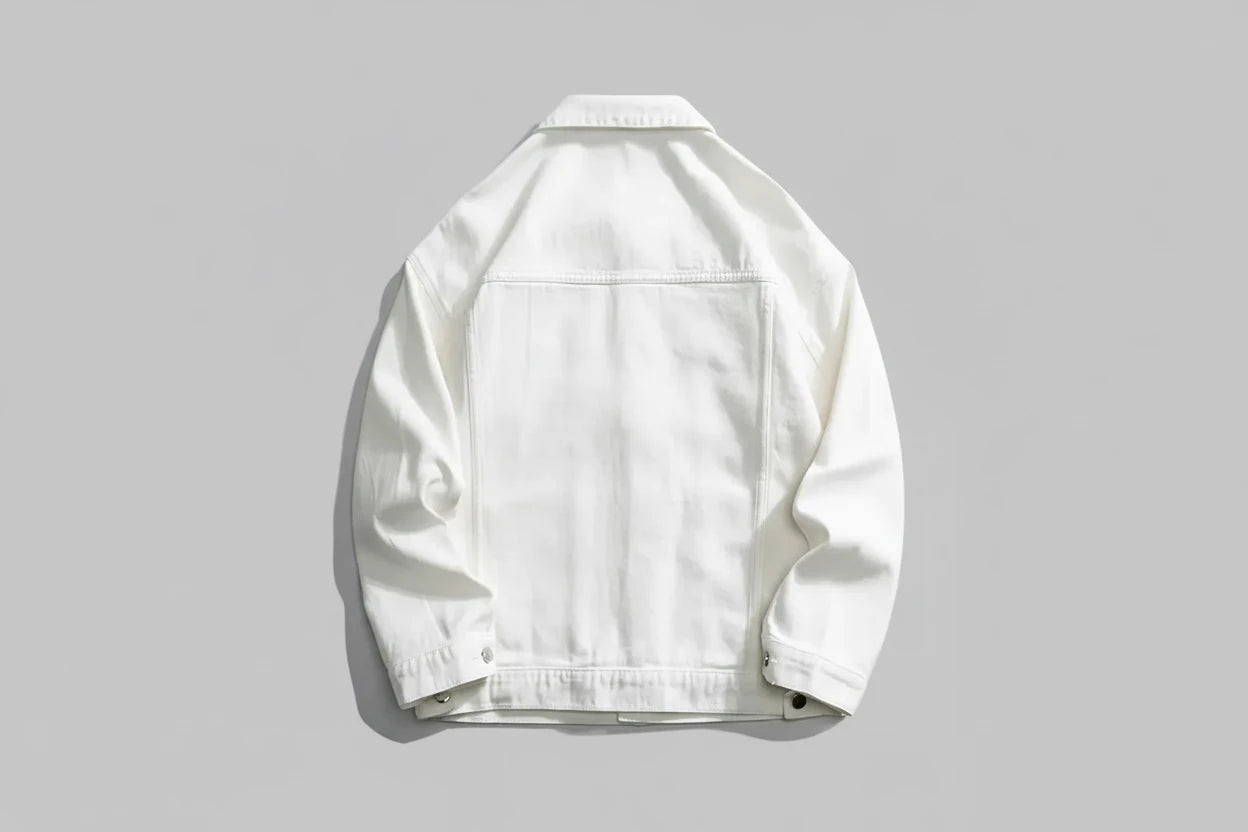 The White Denim Oversized Jacket