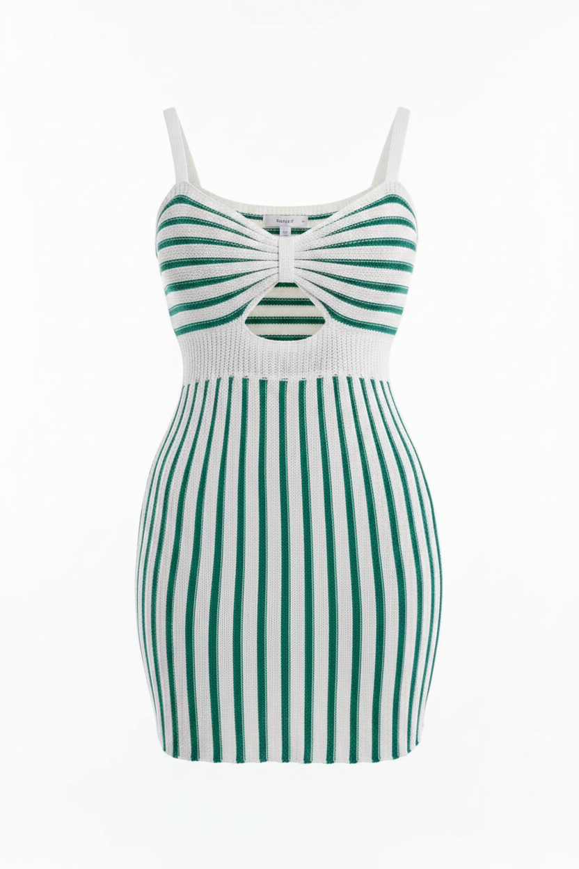 The Elegant Spring/Summer Bicolor Sleeveless Dress