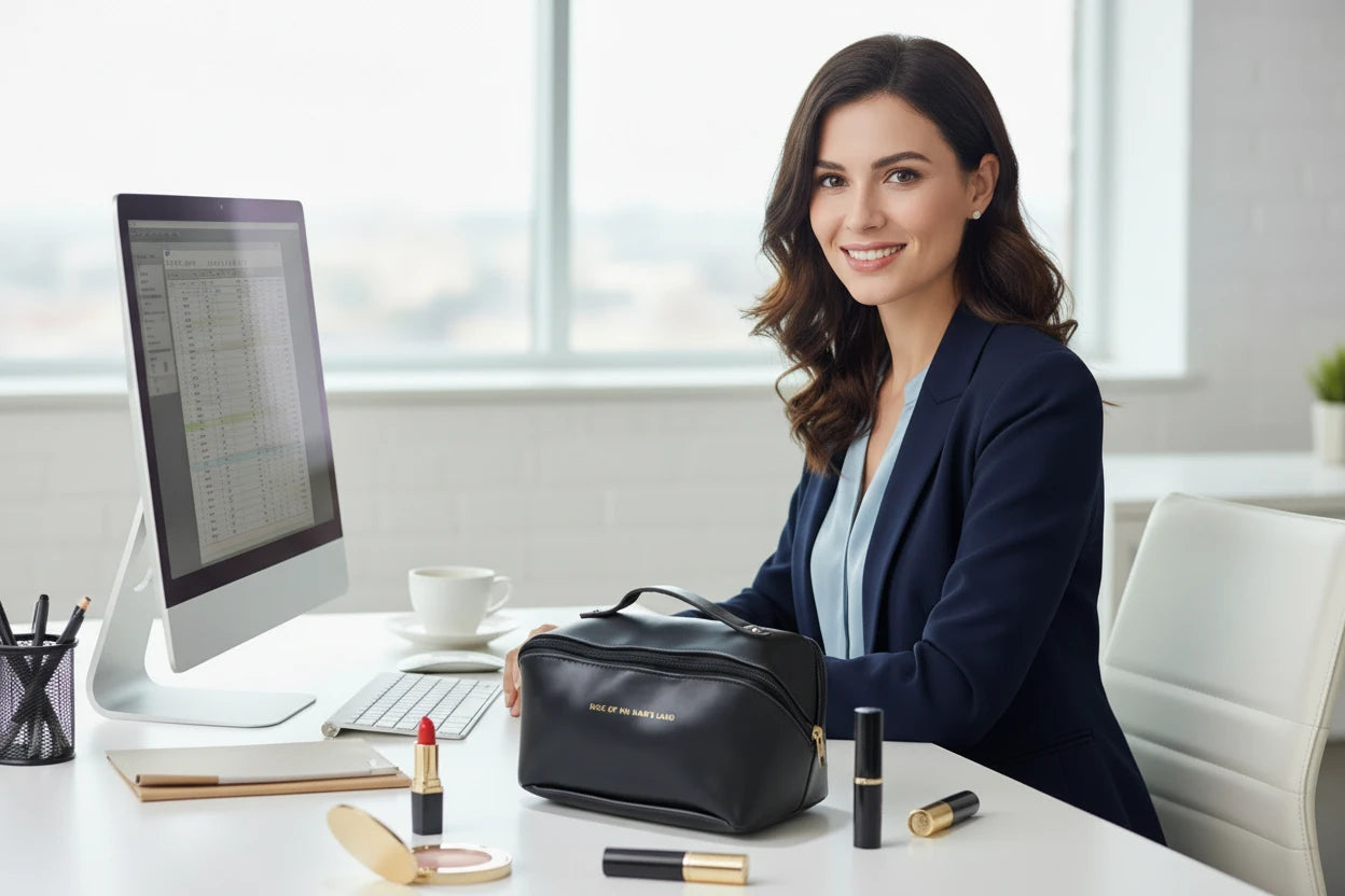 The Elegant Voyager Makeup Organizer