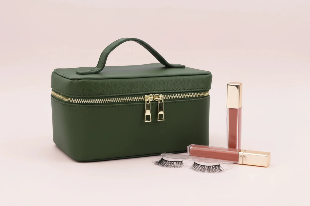 The Genuine Leather Vanity Case