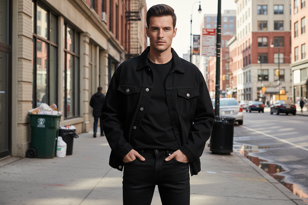 The White Denim Oversized Jacket