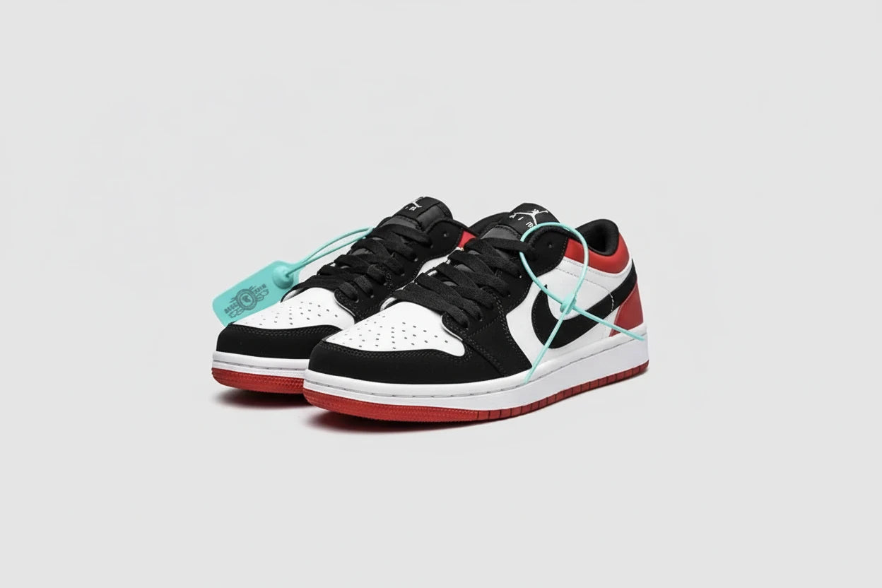 The Pure White Dunk AJ1 Low Shoes