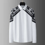 Luxury Palace Style Long Sleeve Patchwork