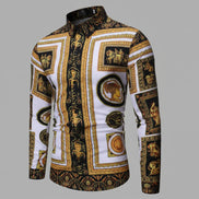 Casual Floral Long Sleeve Shirt