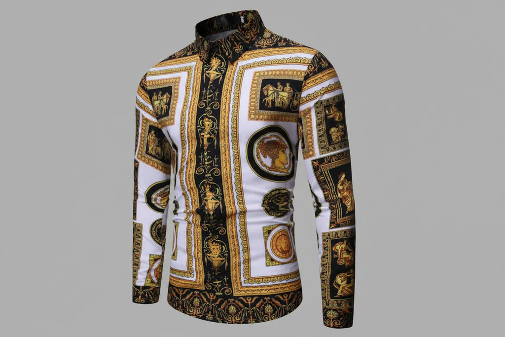 Casual Floral Long Sleeve Shirt