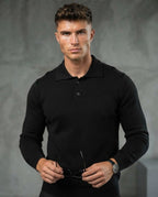TheClassic Buttoned Polo Sweater