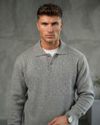 TheClassic Buttoned Polo Sweater