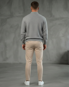TheClassic Buttoned Polo Sweater