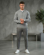 TheClassic Buttoned Polo Sweater