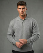 TheClassic Buttoned Polo Sweater