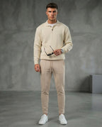TheClassic Buttoned Polo Sweater