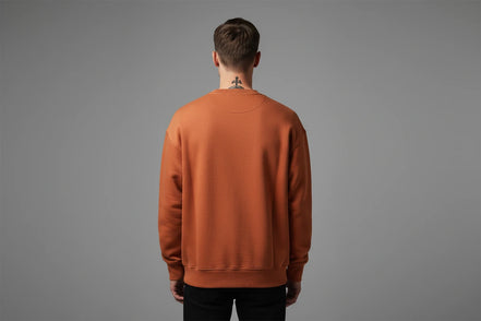 The Luxe Cotton Velvet-Lined Sweater