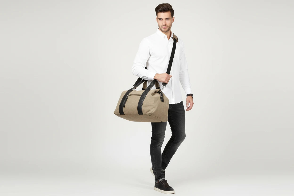 The Canvas Travel Shoulder Bag (One Set)