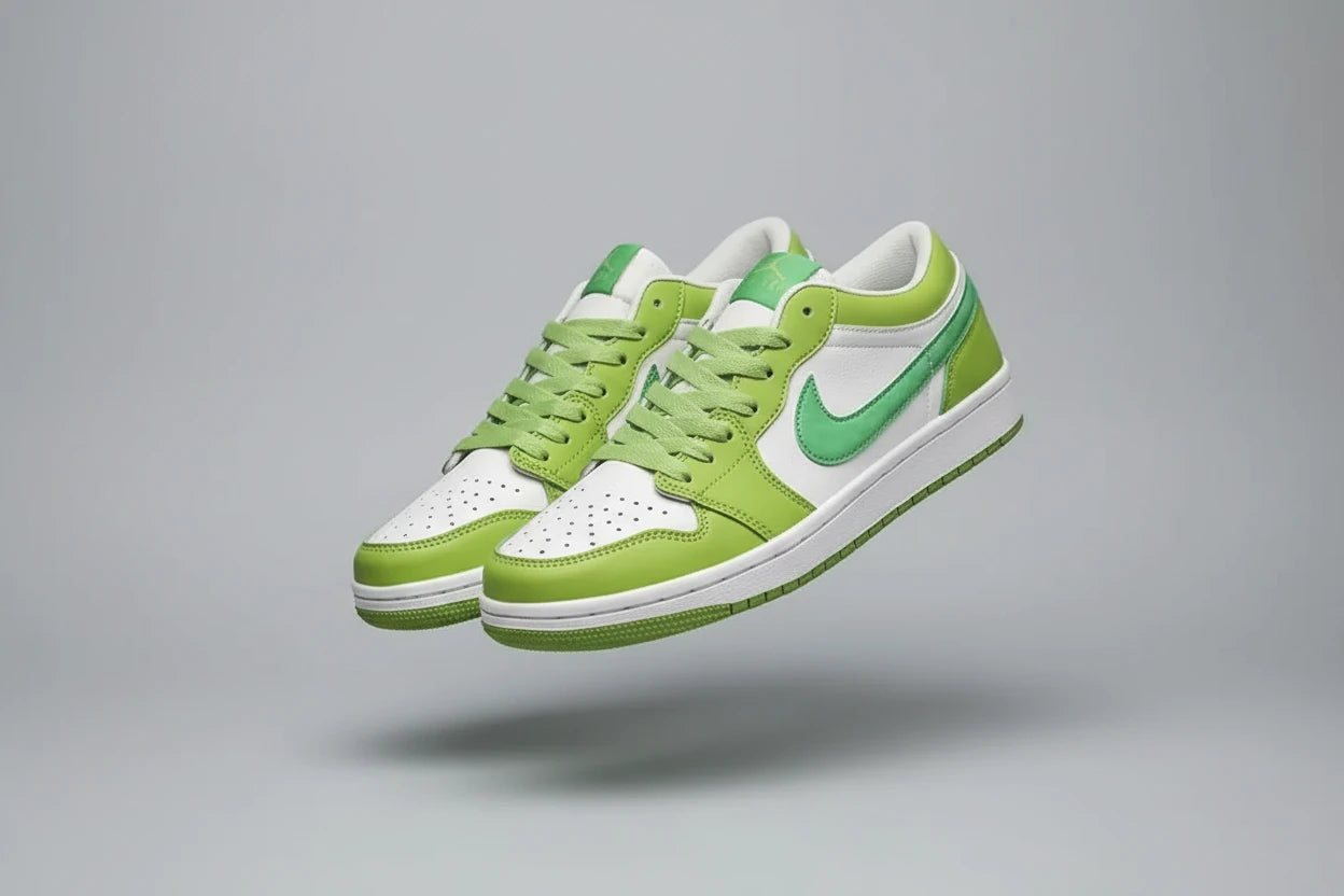 The Pure White Dunk AJ1 Low Shoes