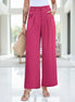 The Hot Pink Wide-Leg Business Pants