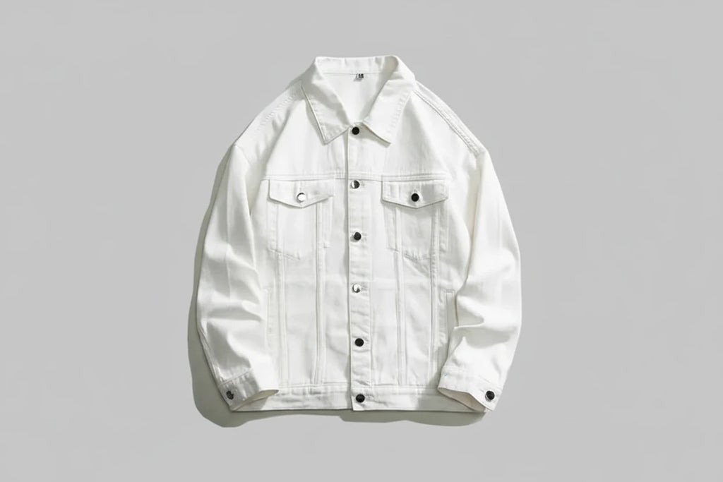 The White Denim Oversized Jacket