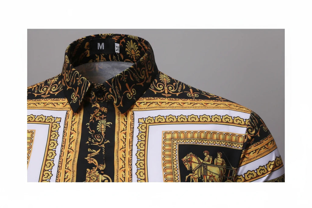 Casual Floral Long Sleeve Shirt