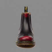 The Elegance Cowhide Thick-Heeled Boots