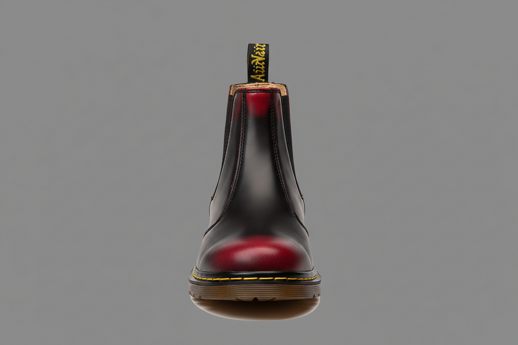 The Elegance Cowhide Thick-Heeled Boots