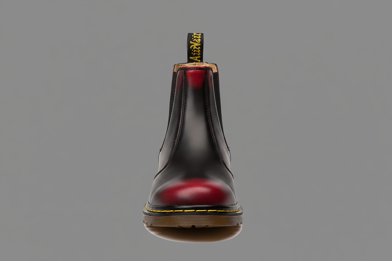 The Elegance Cowhide Thick-Heeled Boots