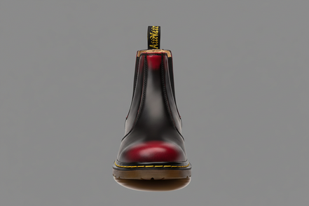 The Elegance Cowhide Thick-Heeled Boots