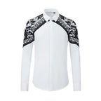Luxury Palace Style Long Sleeve Patchwork