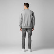 The Luxe Cotton Velvet-Lined Sweater