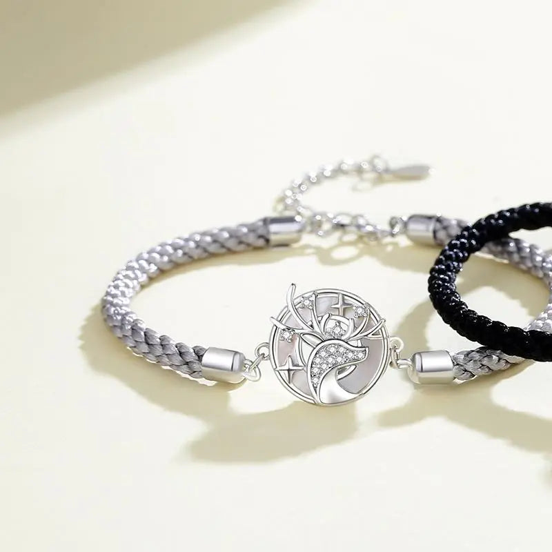 The Eternal Connection Silver Couple Bracelet