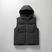 The Elegant Loose-Fit Hooded Vest