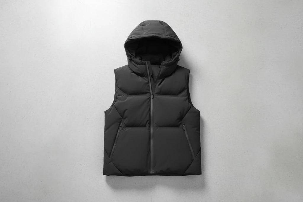 The Elegant Loose-Fit Hooded Vest