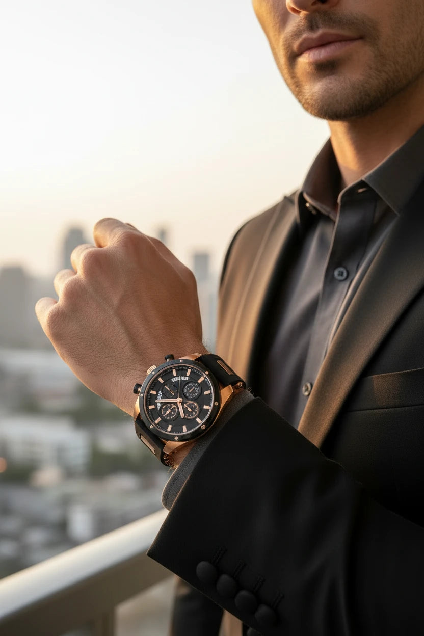 The Sporty Silicone Chronograph