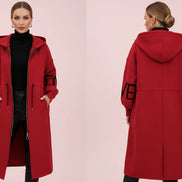 The Elegant Long Windbreaker with Utility Pockets