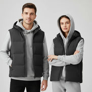The Elegant Loose-Fit Hooded Vest