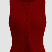 The Elegant Sleeveless Tailored Vest
