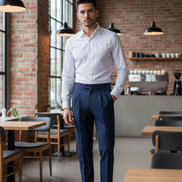 The Elegant Resilience Straight Fit Trousers