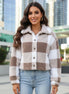 The Elegant Dual-Face Velvet Plaid Jacket