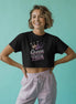 Ladies Cropped Tee Queen of the Pitch