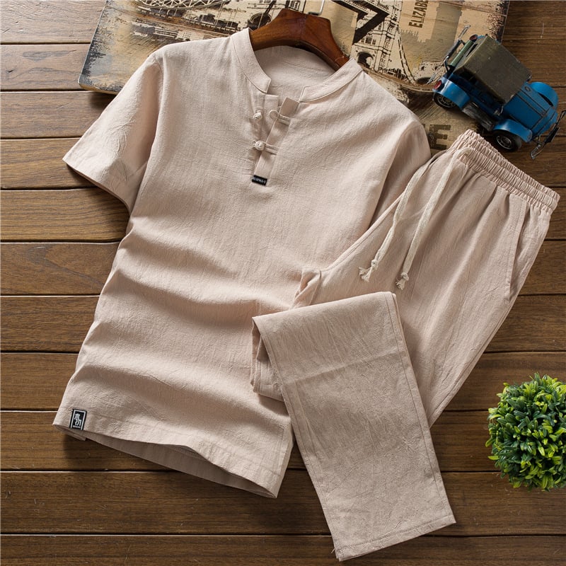 The Oriental Summer Elegance Linen T-Shirt