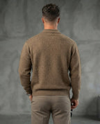 TheClassic Buttoned Polo Sweater
