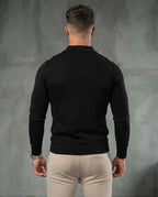 TheClassic Buttoned Polo Sweater